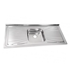 Pia aço inox 1,20x0,52m Fabrinox