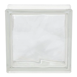 Bloco vidro wave ondulado 19x19x8cm Seves